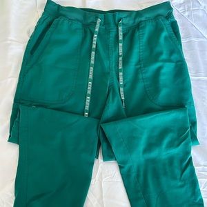 Med Couture Hunter Green Scrub Pants Medium Tall